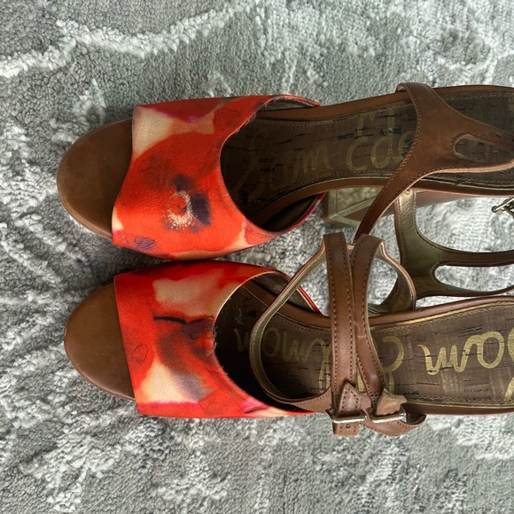 Sam Edelman satin ankle strap sandal - Picture 2 of 5